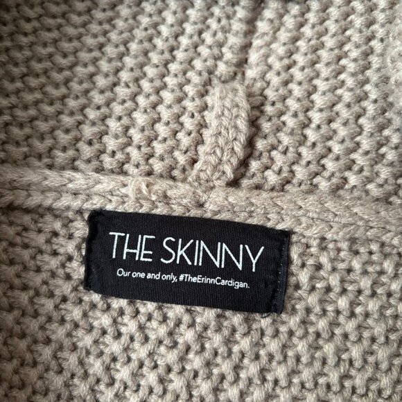 The Skinny Erinn Knit Cardigan Brown Taupe  OS - Picture 9 of 10